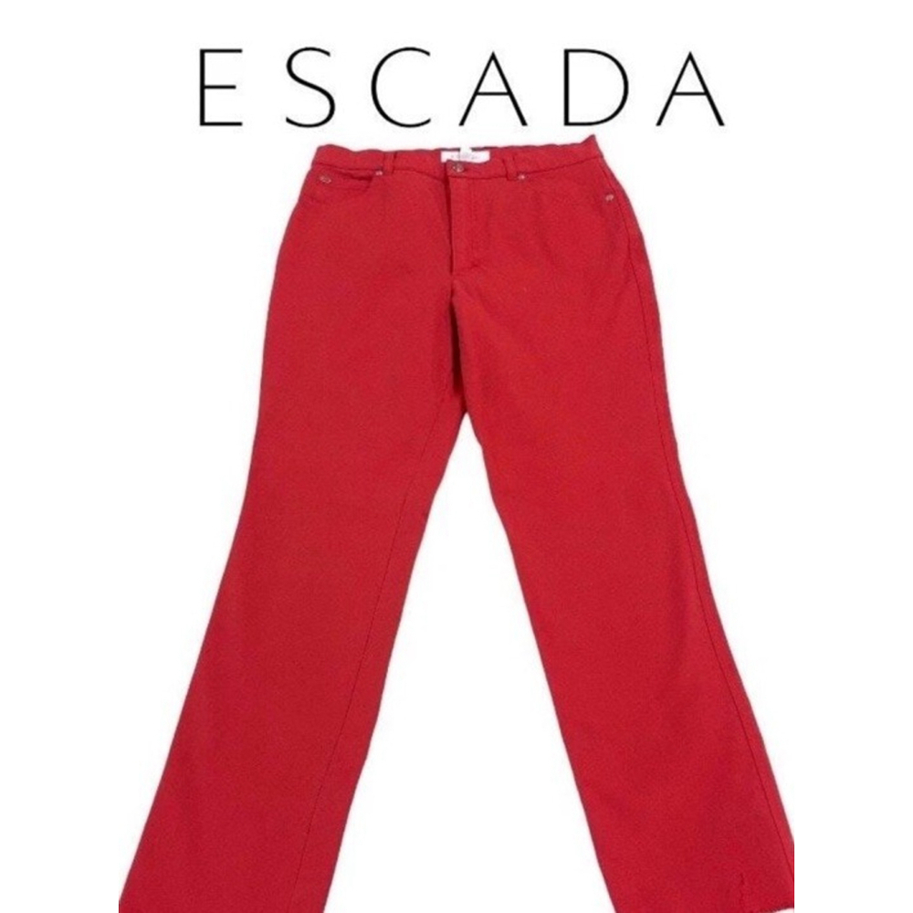 Escada Sport Kate Coral Denim Pants Size 34
